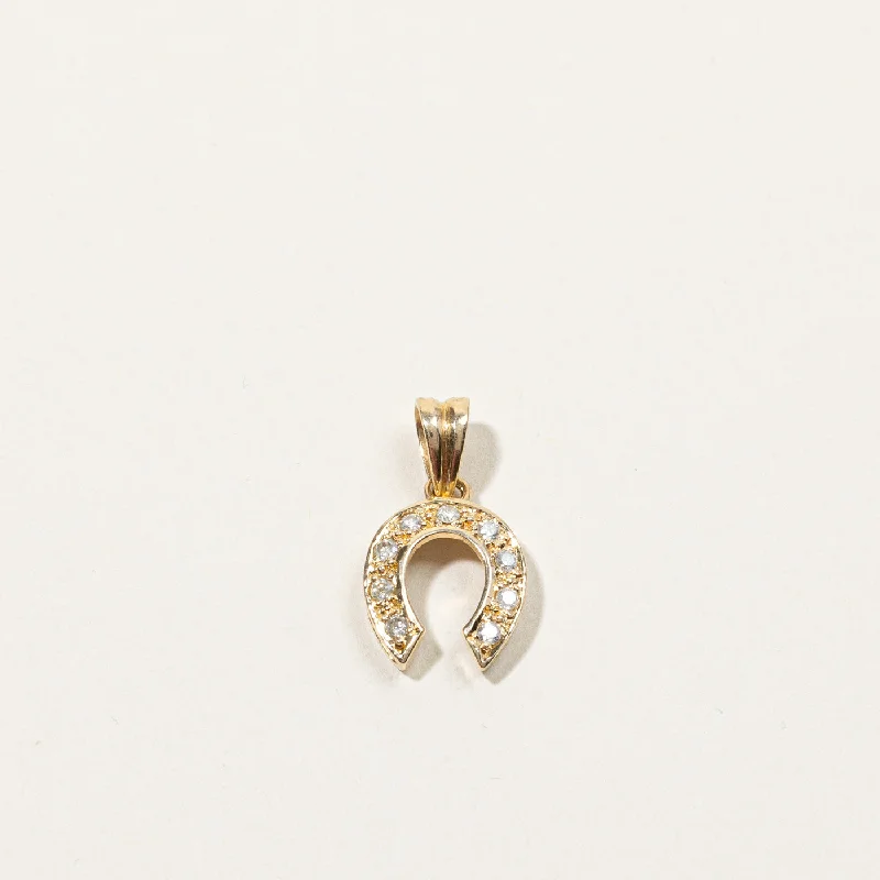 Diamond Horseshoe Pendant | 0.14ctw |