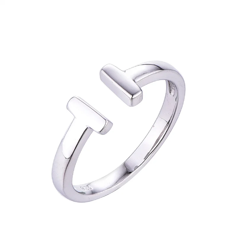 Casablanca Sterling Silver Open Ring