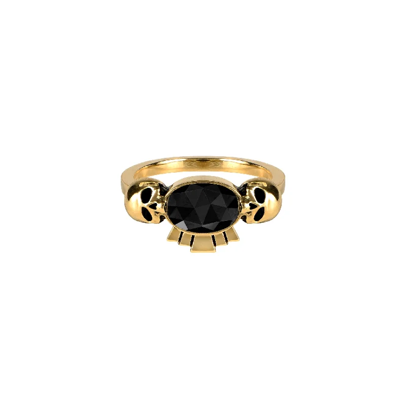 Deco Skull Ring