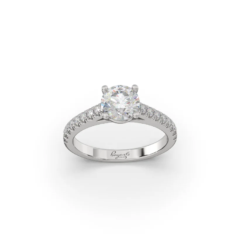 Diamond Cathedral Engagement Ring