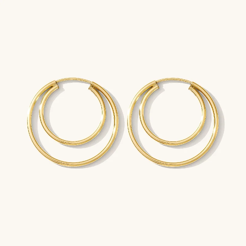 Double Hoop Earrings