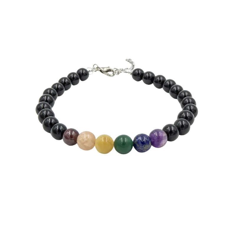 LGBTQ+ Pride Stone Bracelet