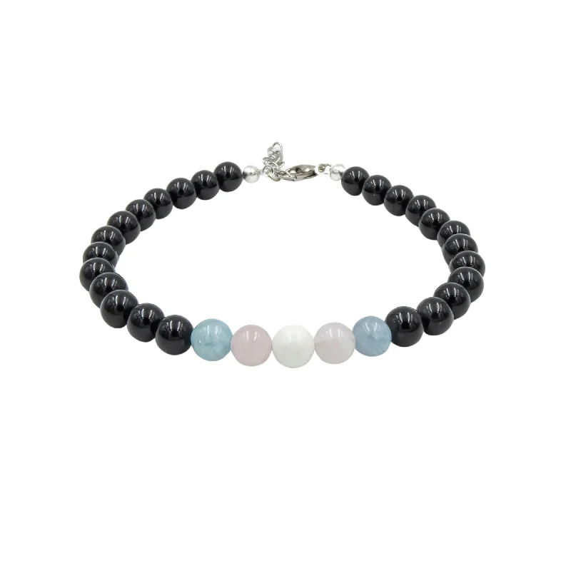 Trans Pride Stone Bracelet