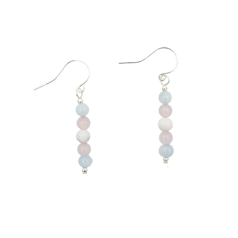 Trans Pride Stone Earrings