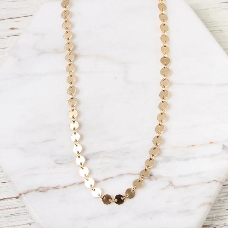 Gold Filled Disc Choker