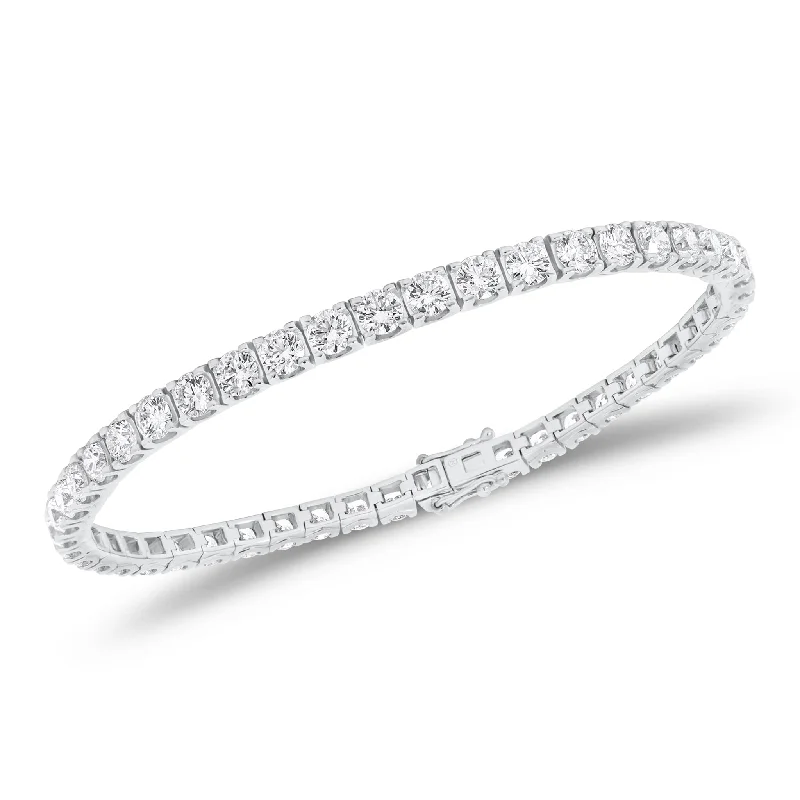 7.77 ct Diamond Tennis Bracelet