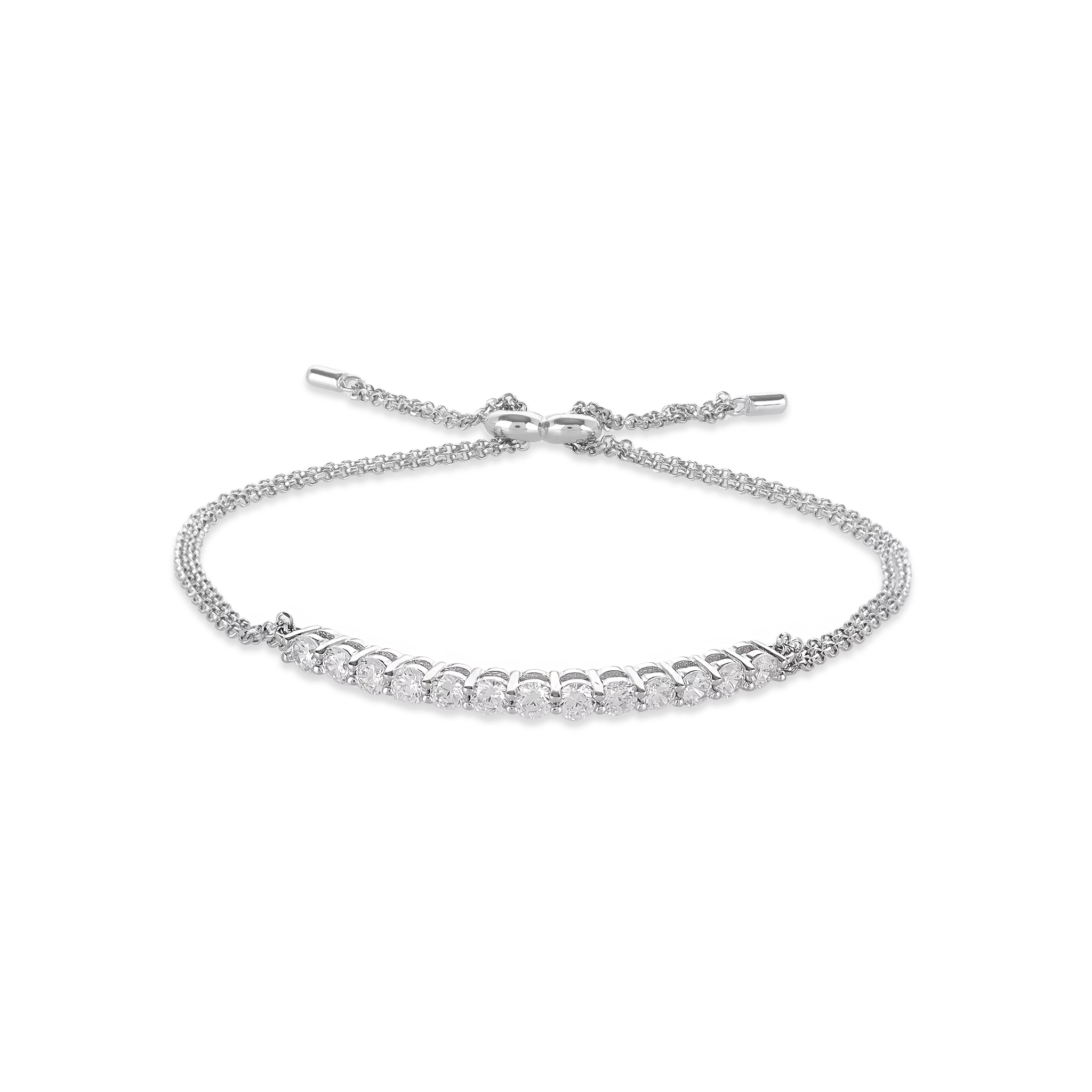 ADJUSTABLE TENNIS BRACELET