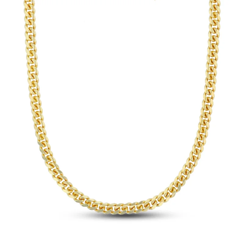 Luxe Layers 14KT Yellow Gold Plated Sterling Silver 24-inch 6.25MM Miami Cuban Link Chain