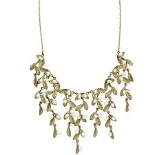 Petite Leaf Mini-Statement Necklace