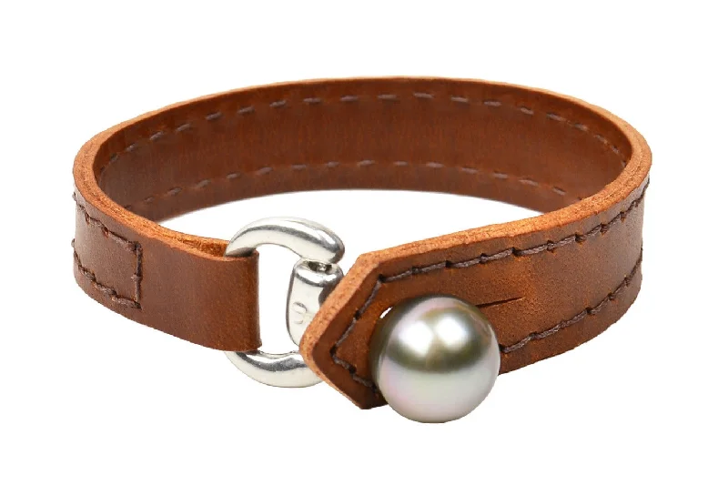 Equestrian Bracelet, Light Brown